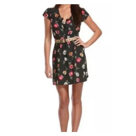 Tucker for Target - Women's Semi-Sheer, Black Floral, Lightweight Dress (M) - Picture 1 of 4